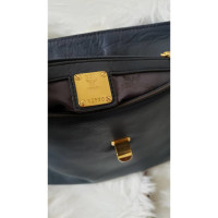 Mcm Shoulder bag Leather in Blue