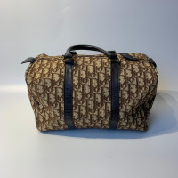 Christian Dior Handtasche aus Baumwolle in Braun