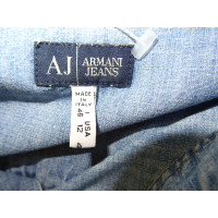 Armani Jeans Top en Coton en Bleu