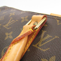 Louis Vuitton Keepall in Tela in Marrone