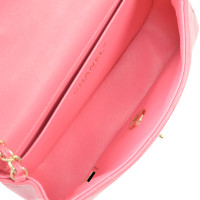 Chanel Classic Flap Bag en Cuir en Rose/pink