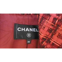 Chanel Jacke/Mantel aus Wolle in Rot