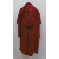 Chanel Jacke/Mantel aus Wolle in Rot