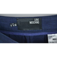 Moschino Love Jupe en Coton en Bleu