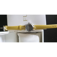 Furla Armbanduhr aus Leder in Gelb