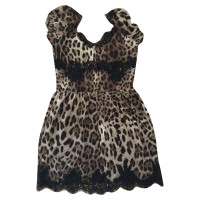 Dolce & Gabbana Dress Silk in Brown