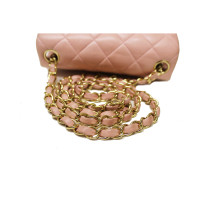 Chanel Clutch aus Leder in Rosa / Pink