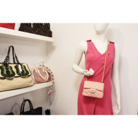 Chanel Clutch aus Leder in Rosa / Pink