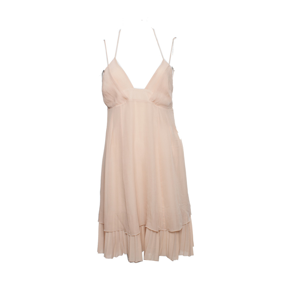 Patrizia Pepe Robe en Soie en Nude