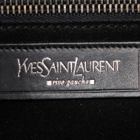 Yves Saint Laurent Rucksack aus Leder in Schwarz