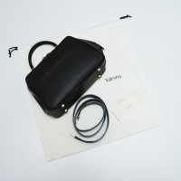 Valextra Handbag Leather in Black
