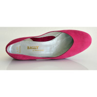 Bally Chaussons/Ballerines en Daim en Rose/pink