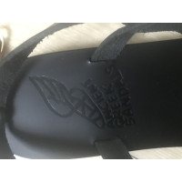 Ancient Greek Sandals Sandales en Cuir en Noir