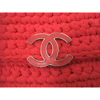 Chanel Flap Bag Wool in Red
