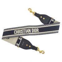 Christian Dior Shoulder bag Canvas in Grey