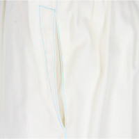 Mugler Kleid aus Jeansstoff in Weiß
