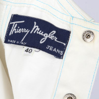 Mugler Dress Jeans fabric in White