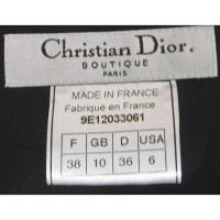 Christian Dior Rock aus Viskose in Schwarz