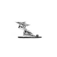 Isabel Marant Sandals Patent leather in Silvery