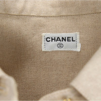 Chanel Veste/Manteau en Lin en Beige