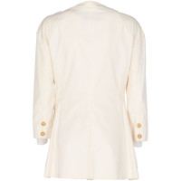 Chanel Jacket/Coat Cotton in White