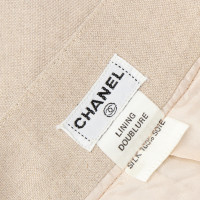 Chanel Jupe en Lin en Blanc