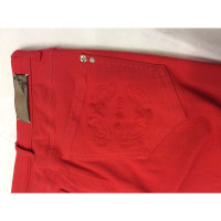 Patrizia Pepe Jeans Katoen in Rood