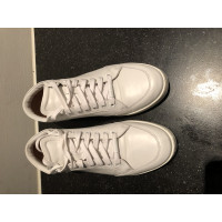 Jimmy Choo Sneakers aus Leder in Weiß