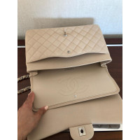 Chanel Flap Bag Leather in Beige