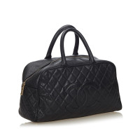 Chanel Handtasche aus Leder in Schwarz