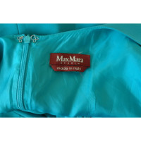 Max Mara Dress Silk in Turquoise