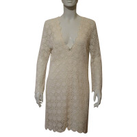 Marc Cain Robe en Coton en Crème