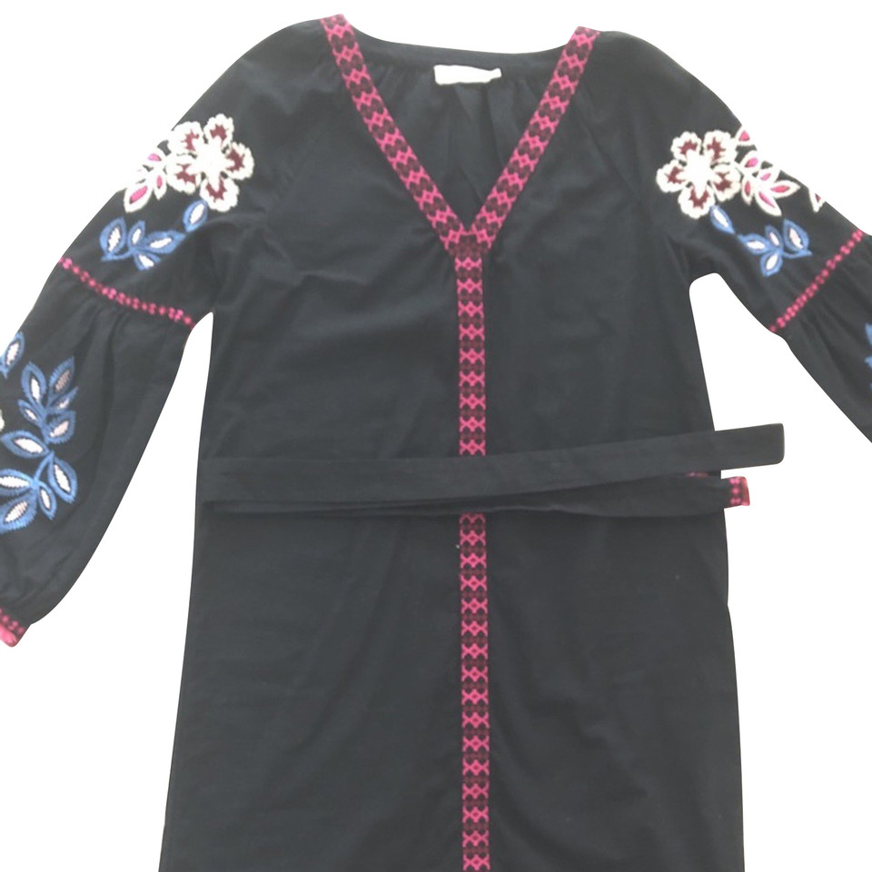 Tory Burch Kleid aus Baumwolle in Schwarz