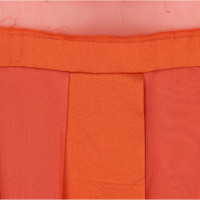 Alberta Ferretti Gonna in Seta in Arancio