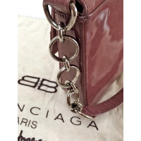 Balenciaga Shoulder bag Patent leather in Pink