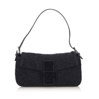 Fendi Handbag Wool in Grey