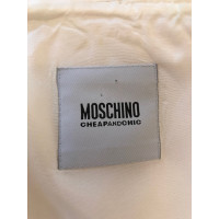 Moschino Cheap And Chic Blazer en Coton en Blanc