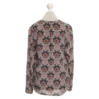 Comptoir Des Cotonniers Silk blouse with a floral pattern
