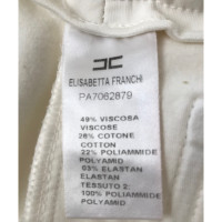 Elisabetta Franchi Trousers in Cream