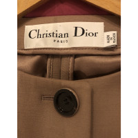 Christian Dior Veste/Manteau en Coton en Taupe