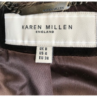 Karen Millen Vest Suede in Brown