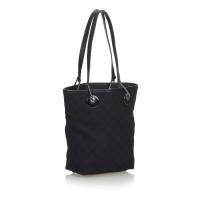 Gucci Tote Bag aus Canvas in Schwarz