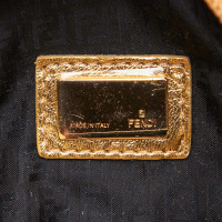 Fendi Shoulder bag Canvas in Gold