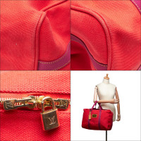 Louis Vuitton Tote bag Canvas in Rood