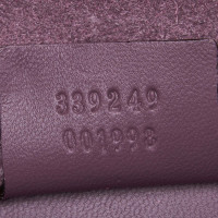 Gucci Clutch Bag Leather in Violet