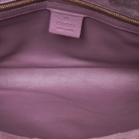 Gucci Clutch Bag Leather in Violet