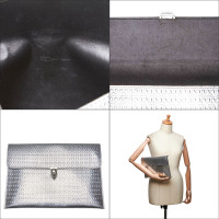 Alexander McQueen Clutch Bag in Silvery