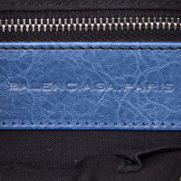 Balenciaga Umhängetasche aus Leder in Blau