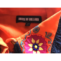 House Of Holland Jurk Katoen in Oranje