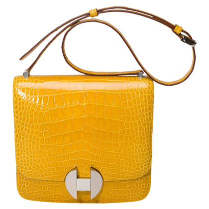 Hermès Shoulder bag Leather in Yellow